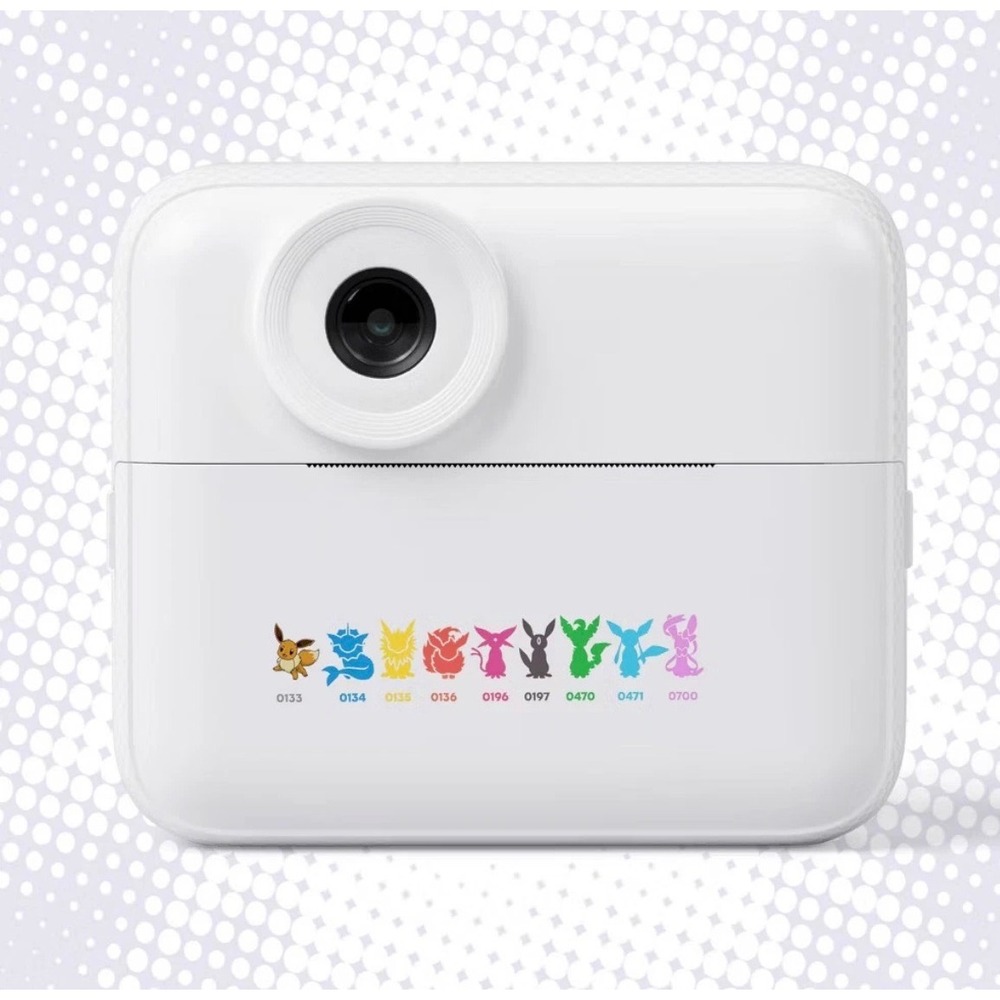 Pokemon x Target Eevee Evolutions Instant Print Digital Camera White New
